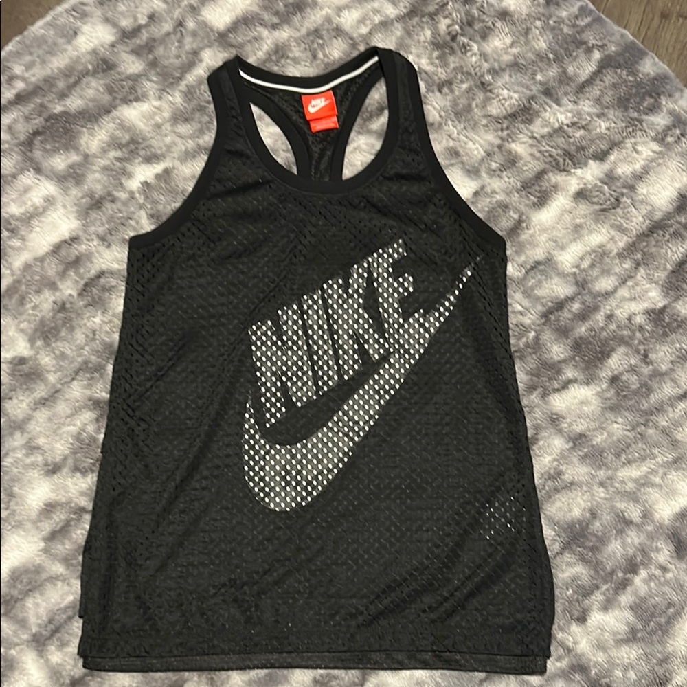 Nike Black Mesh Tank Top
